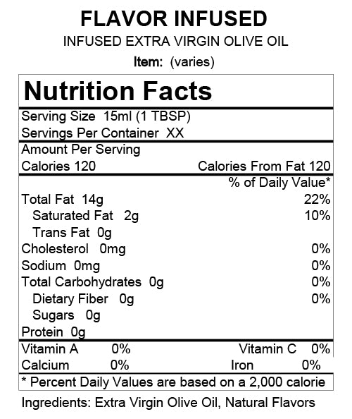Cilantro & Onion Flavored Olive Oil