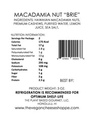 The Vegan Cheese Shoppe - Macadamia Nut Brie