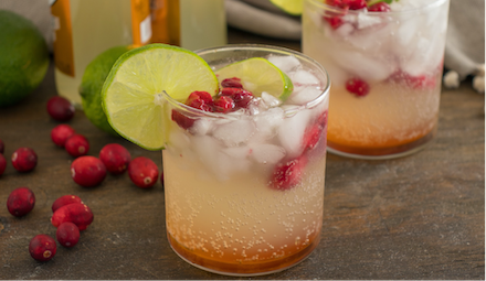 Cranberry Ginger Gimlet