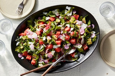 Watermelon, Avocado, and Radish Salad
