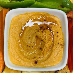 Roasted Red Pepper Chipotle Hummus
