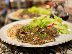 Mushroom & Truffle Smothered Pork Cutlets