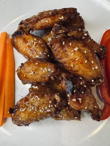 Honey Ginger Glazed Chicken Wings