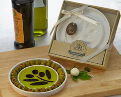 Artisano Taste of the Orchard Oil & Vinegar Dipping Plate