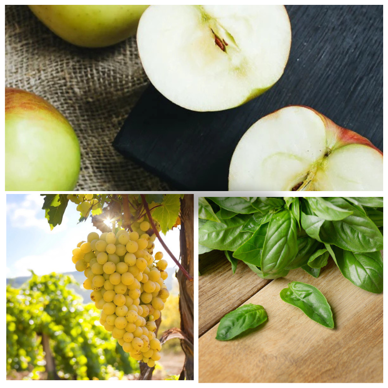 Crisp Harvest Bundle-Green Apple White Balsamic, Basil Olive Oil, and White Balsamic Vinegar