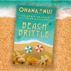 Ohana Nui Beach Brittle-Golden Pineapple Macadamia Coconut-4.4oz