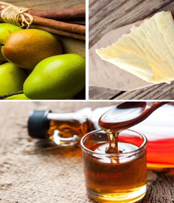 Holiday Comfort Bundle-Bourbon Maple Dark Balsamic, Cinnamon Pear Dark Balsamic, and Savory Butter Olive Oil