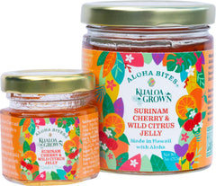Kualoa Grown Surinam Cherry and Wild Citrus Jelly 1.75oz and 7oz