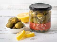 Gavius Lemon Stuffed Queen Olives - 6.9oz Jar
