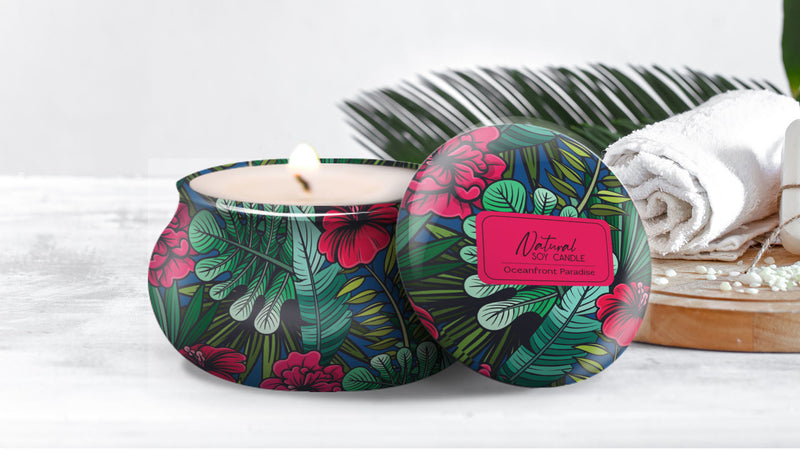 Bamboo Island Bath & Body Candle - Mountain Apple