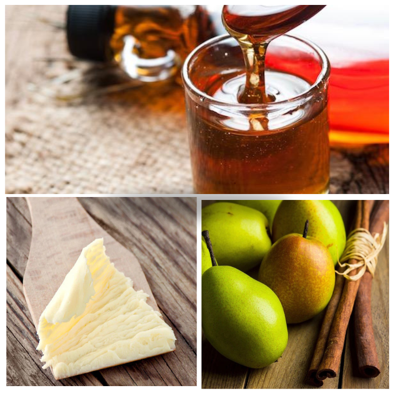 Holiday Comfort Bundle-Bourbon Maple Dark Balsamic, Cinnamon Pear Dark Balsamic, and Savory Butter Olive Oil