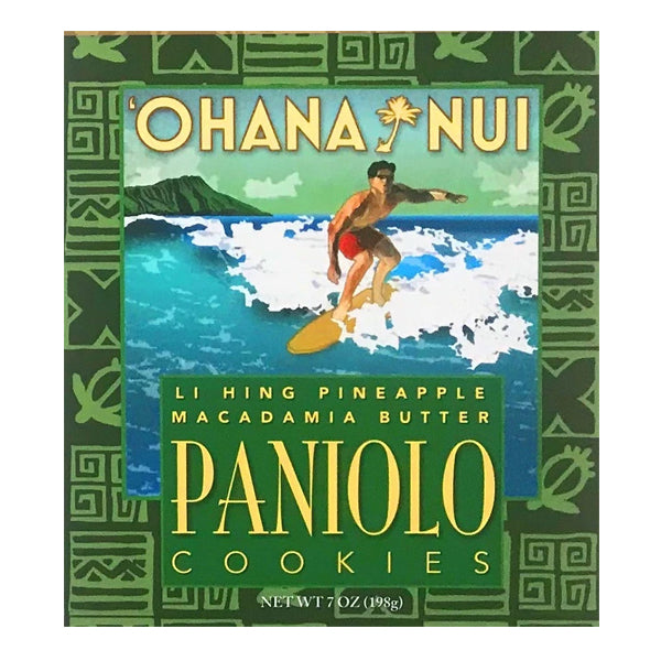 Ohana Nui Paniolo Cookies - Li Hing Pineapple Macadamia Butter