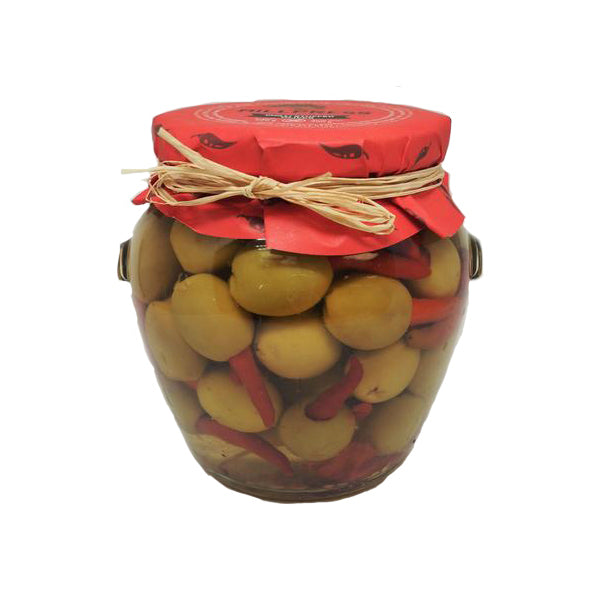Red Chili Stuffed Olives - 20oz Jar